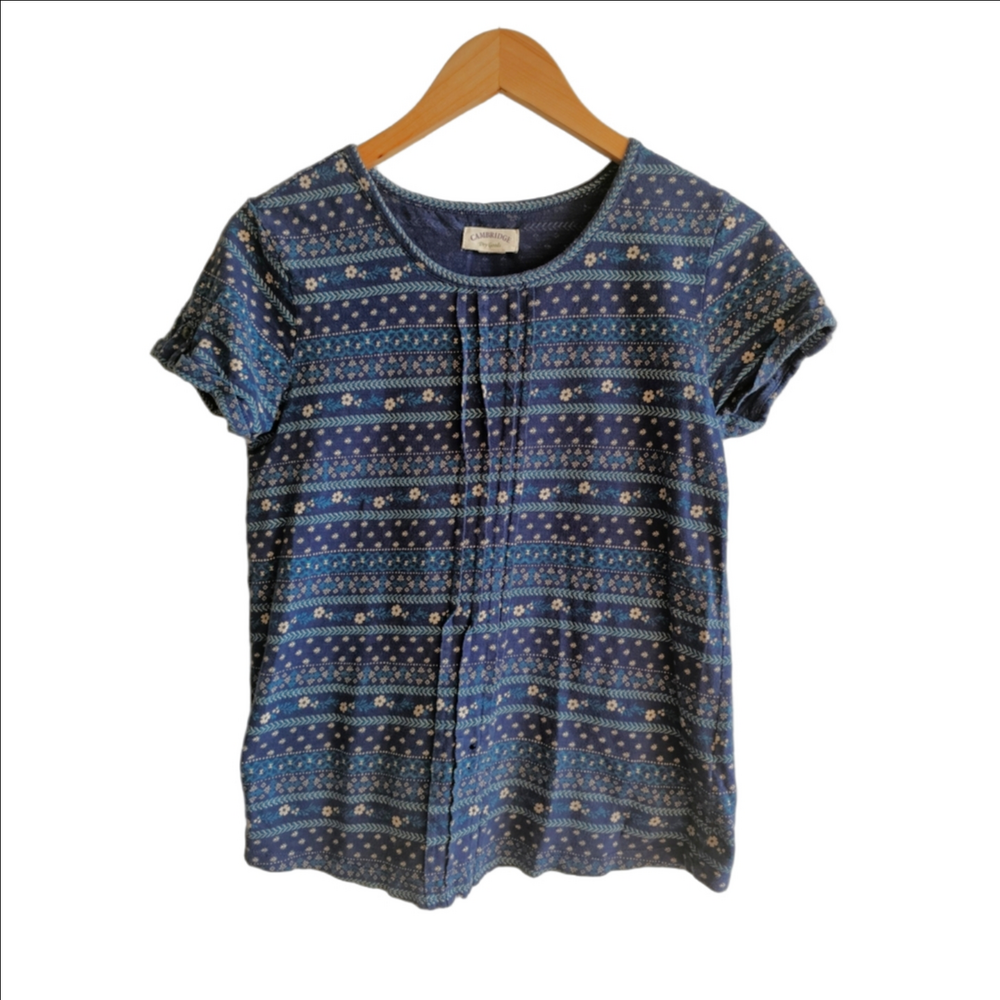 Cambridge Dry Goods 100% Cotton Boho Print Shirt